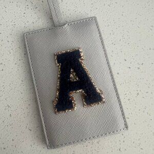 Stoney Clover Lane Luggage Tag with "A" Patch
